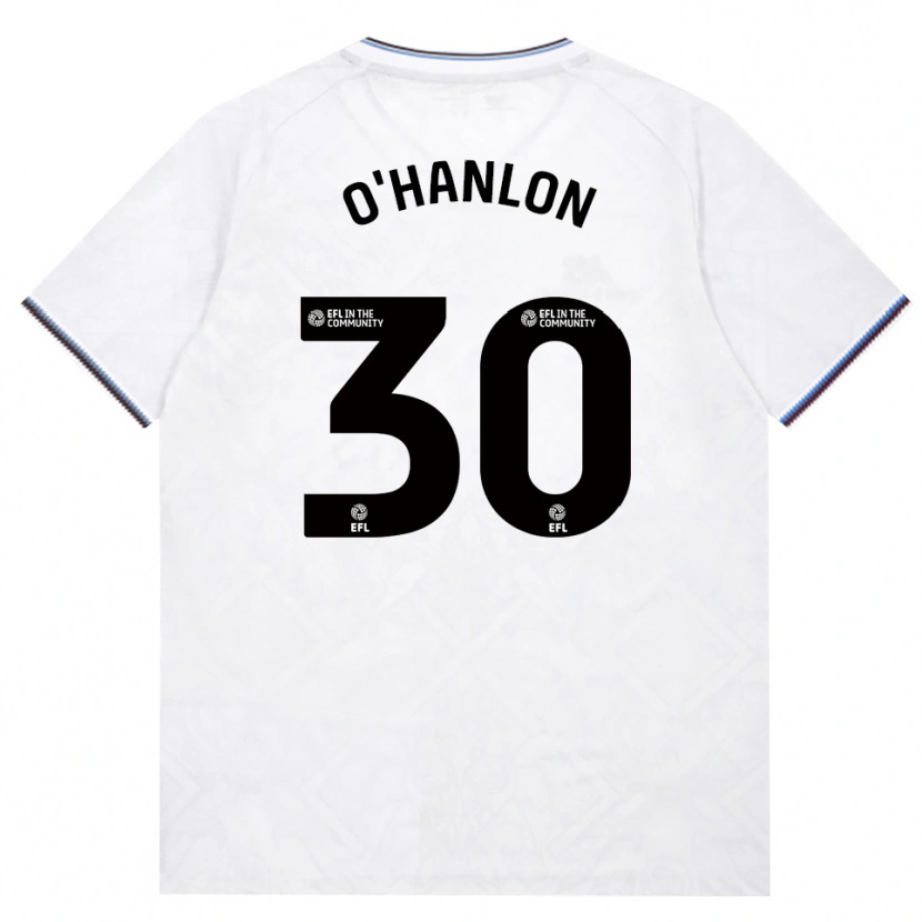 Danxen Barn Katie O'hanlon #30 Vinröd Vit Bortatröja Matchtröjor 2026/27 Tröjor T-Tröja