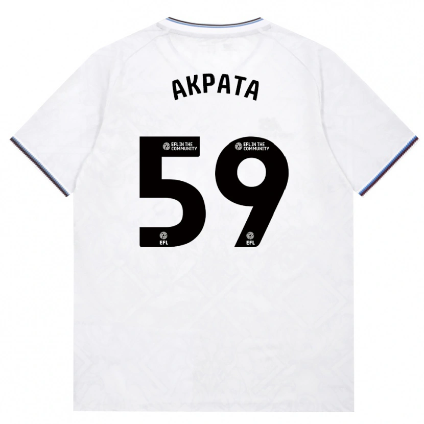 Danxen Barn Tyron Akpata #59 Vinröd Vit Bortatröja Matchtröjor 2026/27 Tröjor T-Tröja