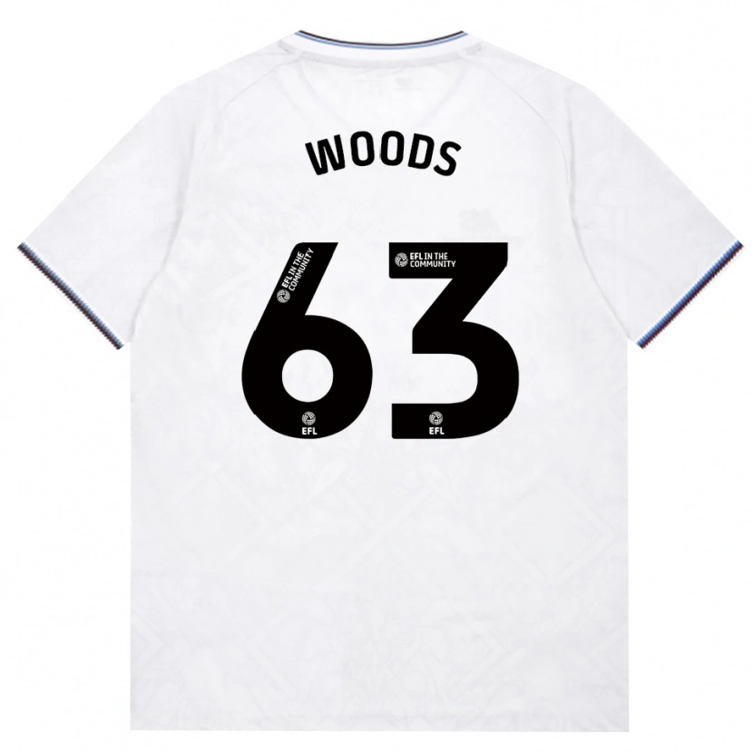 Danxen Barn Archie Woods #63 Vinröd Vit Bortatröja Matchtröjor 2026/27 Tröjor T-Tröja