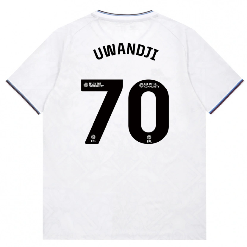 Danxen Barn Blaise Uwandji #70 Vinröd Vit Bortatröja Matchtröjor 2026/27 Tröjor T-Tröja
