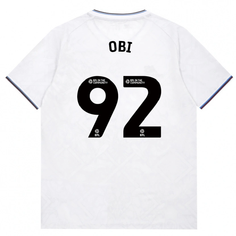 Danxen Barn Chuk Obi #92 Vinröd Vit Bortatröja Matchtröjor 2026/27 Tröjor T-Tröja