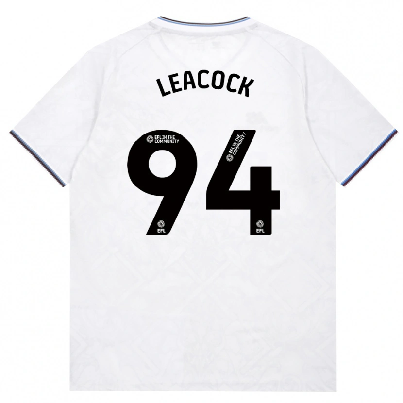 Danxen Barn Callum Leacock #94 Vinröd Vit Bortatröja Matchtröjor 2026/27 Tröjor T-Tröja