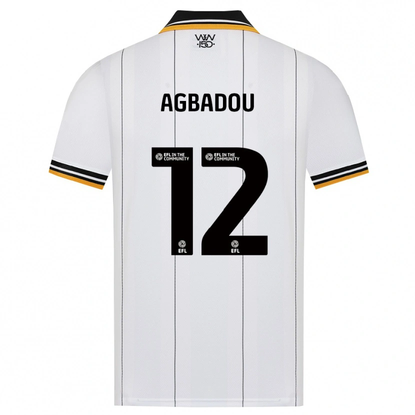 Danxen Barn Emmanuel Agbadou #12 Orange Vit Svart Bortatröja Matchtröjor 2026/27 Tröjor T-Tröja