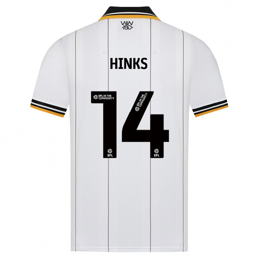 Danxen Barn Max Hinks #14 Orange Vit Svart Bortatröja Matchtröjor 2026/27 Tröjor T-Tröja