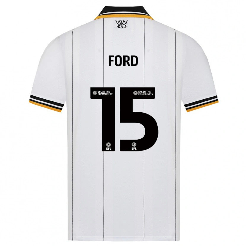 Danxen Barn Hayden Ford #15 Orange Vit Svart Bortatröja Matchtröjor 2026/27 Tröjor T-Tröja