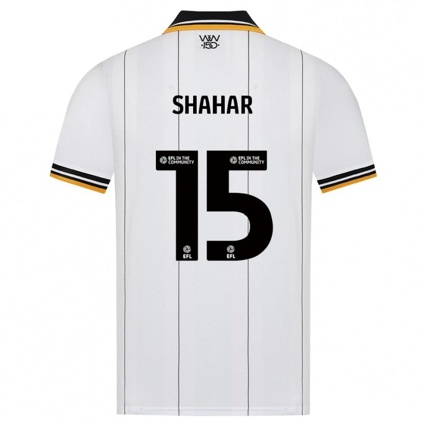 Danxen Barn Sebastian Shahar #15 Orange Vit Svart Bortatröja Matchtröjor 2026/27 Tröjor T-Tröja