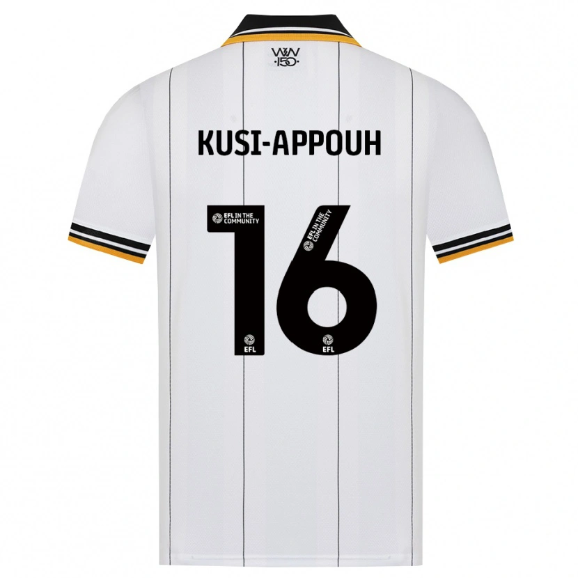 Danxen Barn Kenzo Kusi-Appouh #16 Orange Vit Svart Bortatröja Matchtröjor 2026/27 Tröjor T-Tröja