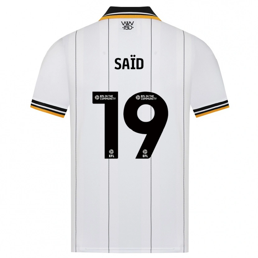 Danxen Barn Rafiki Saïd #19 Orange Vit Svart Bortatröja Matchtröjor 2026/27 Tröjor T-Tröja