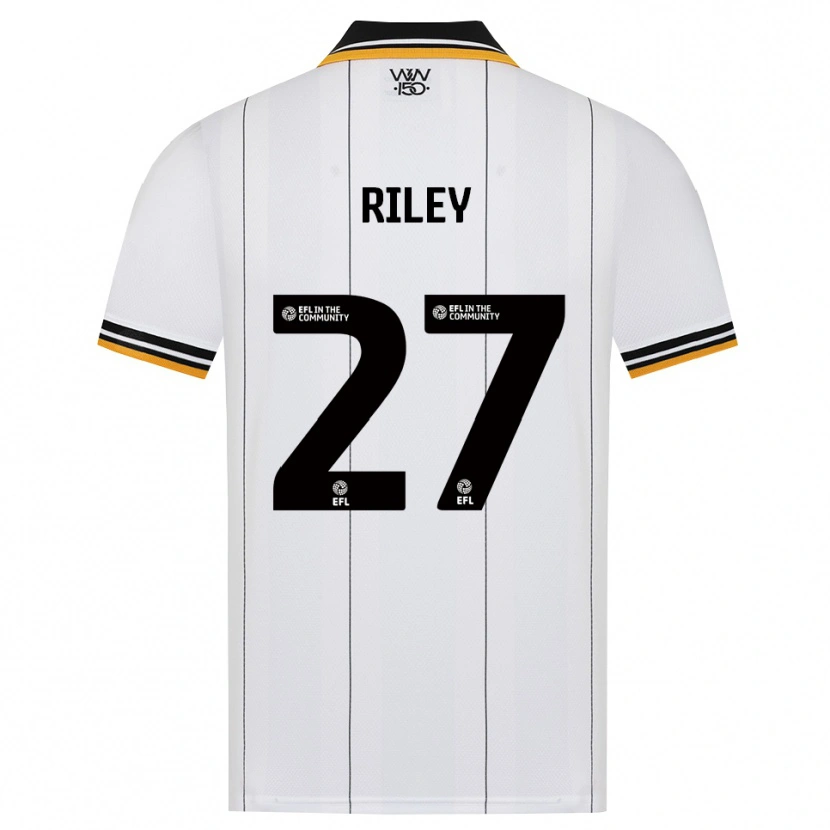 Danxen Barn Lauren Riley #27 Orange Vit Svart Bortatröja Matchtröjor 2026/27 Tröjor T-Tröja
