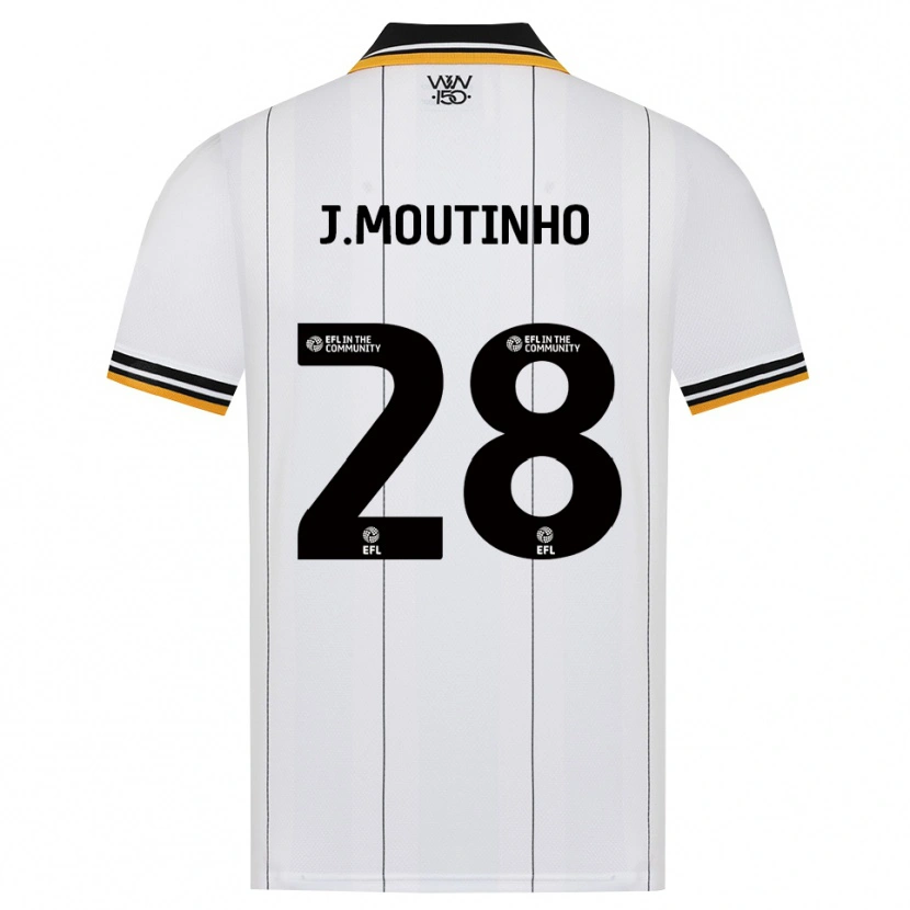 Danxen Barn Joao Moutinho #28 Orange Vit Svart Bortatröja Matchtröjor 2026/27 Tröjor T-Tröja