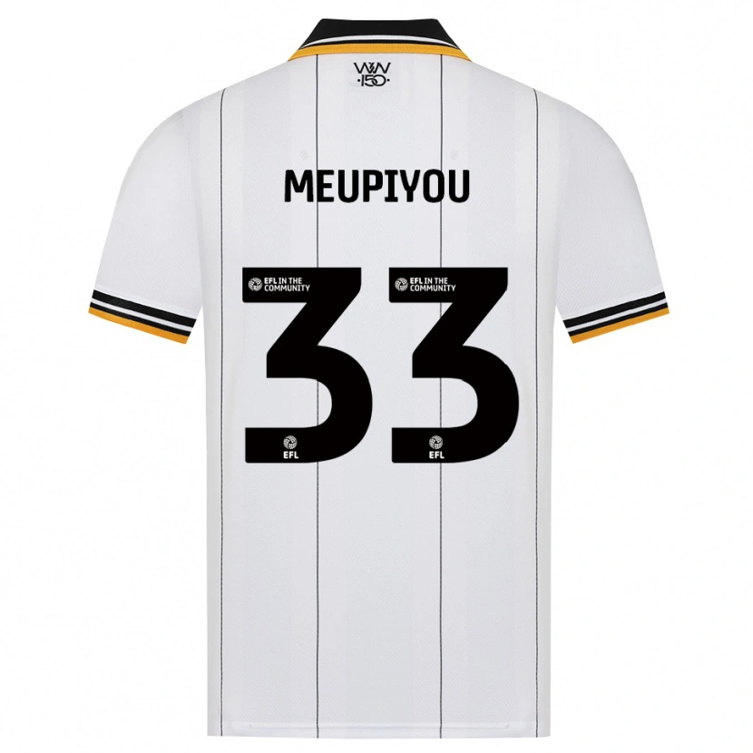 Danxen Barn Bastien Meupiyou #33 Orange Vit Svart Bortatröja Matchtröjor 2026/27 Tröjor T-Tröja