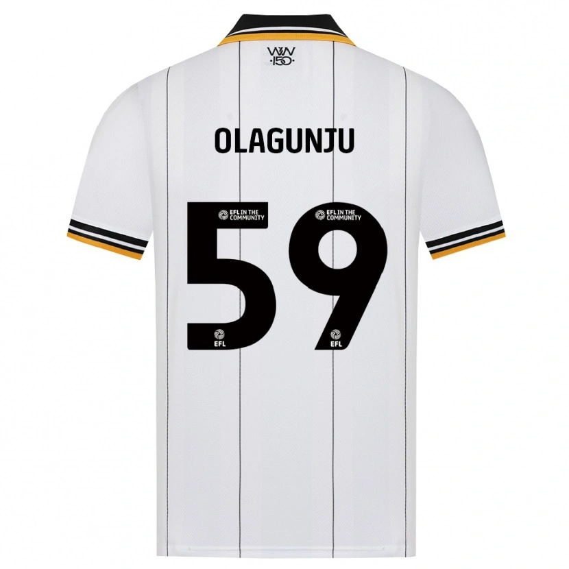 Danxen Barn Saheed Olagunju #59 Orange Vit Svart Bortatröja Matchtröjor 2026/27 Tröjor T-Tröja