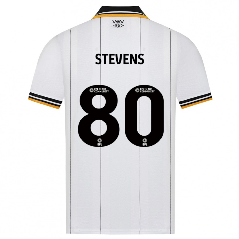 Danxen Barn Mason Stevens #80 Orange Vit Svart Bortatröja Matchtröjor 2026/27 Tröjor T-Tröja