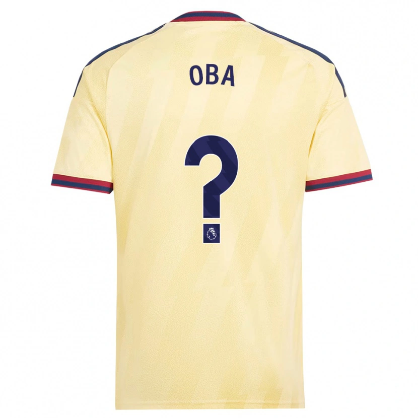 Danxen Barn Jayden Oba #0 Ljusgul Midnattsblå Tredjesatsen Matchtröjor 2026/27 Tröjor T-Tröja