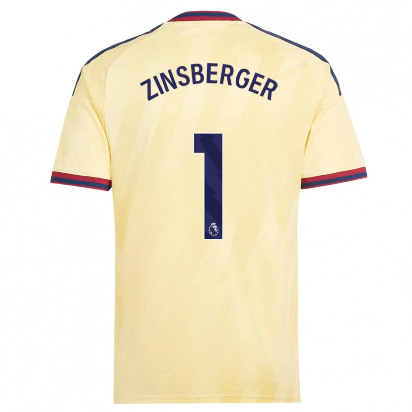Danxen Barn Manuela Zinsberger #1 Ljusgul Midnattsblå Tredjesatsen Matchtröjor 2026/27 Tröjor T-Tröja