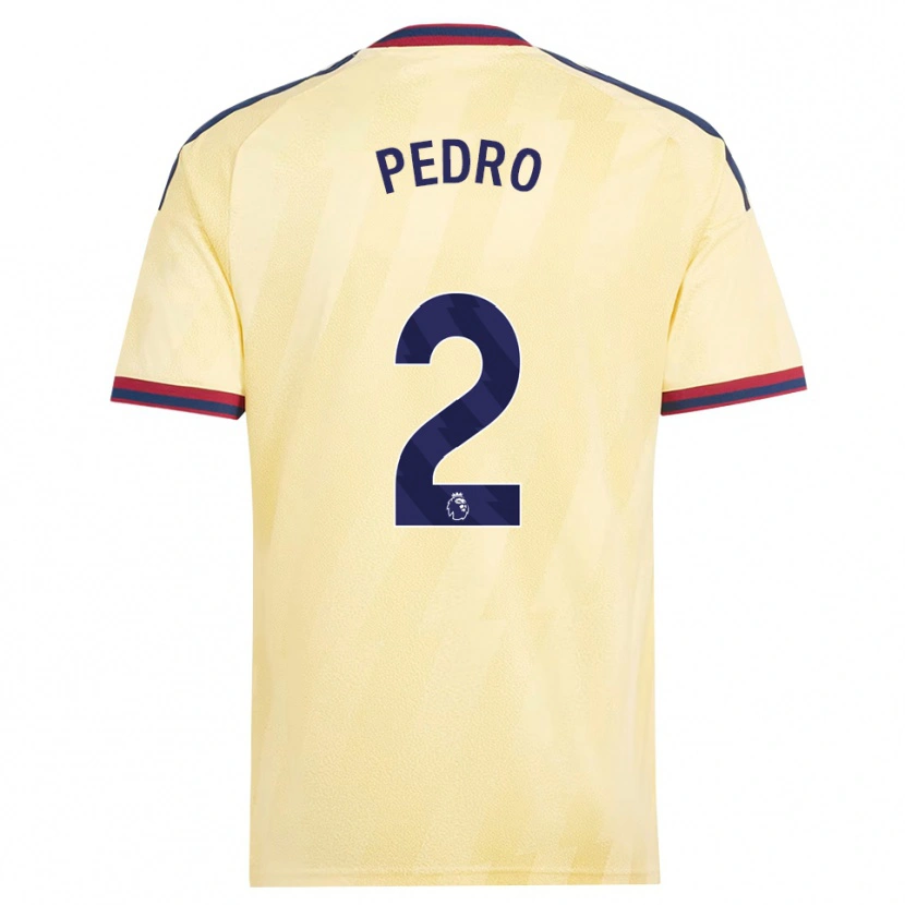 Danxen Barn Angelinou Pedro #2 Ljusgul Midnattsblå Tredjesatsen Matchtröjor 2026/27 Tröjor T-Tröja
