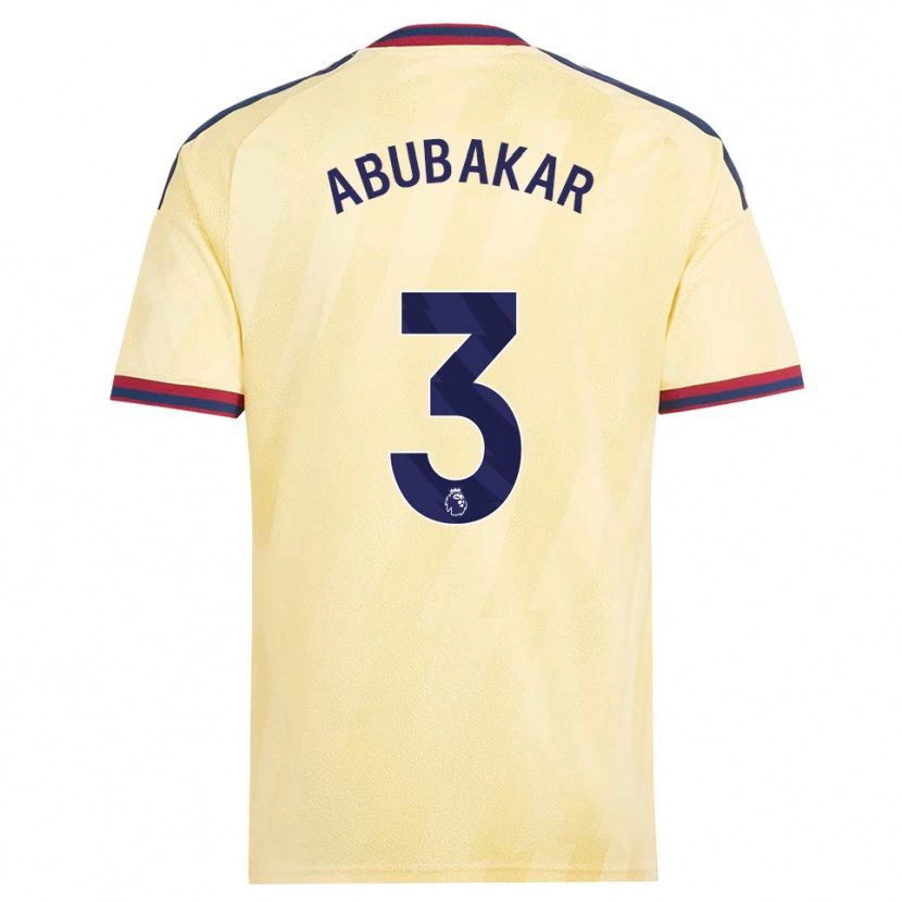 Danxen Barn Hakeem Abubakar #3 Ljusgul Midnattsblå Tredjesatsen Matchtröjor 2026/27 Tröjor T-Tröja
