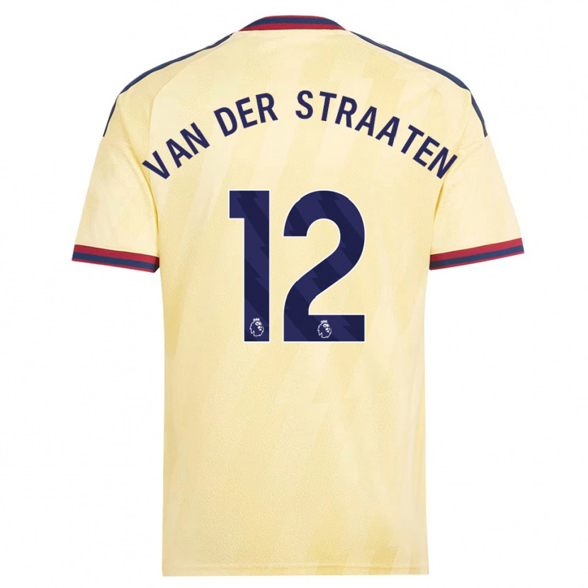 Danxen Barn Zachary Van Der Straaten #12 Ljusgul Midnattsblå Tredjesatsen Matchtröjor 2026/27 Tröjor T-Tröja