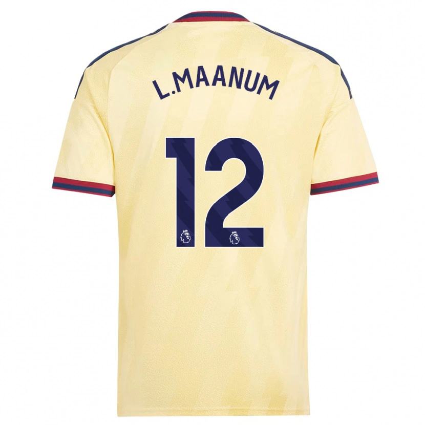 Danxen Barn Frida Maanum #12 Ljusgul Midnattsblå Tredjesatsen Matchtröjor 2026/27 Tröjor T-Tröja