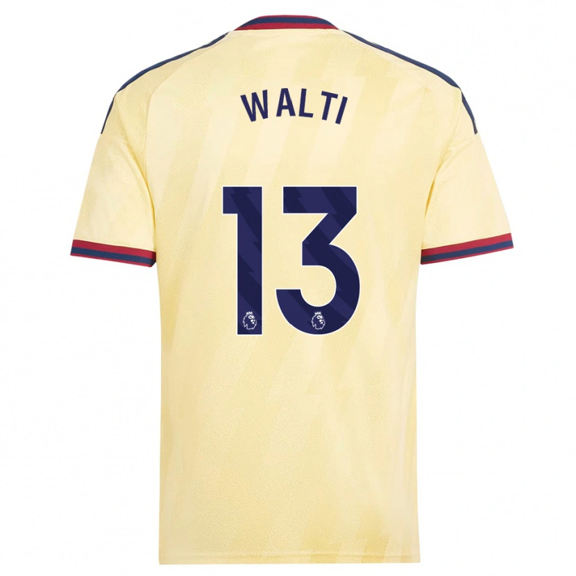 Danxen Barn Lia Walti #13 Ljusgul Midnattsblå Tredjesatsen Matchtröjor 2026/27 Tröjor T-Tröja