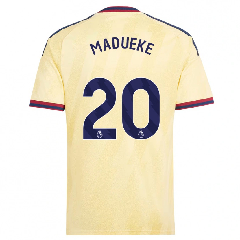 Danxen Barn Noni Madueke #20 Ljusgul Midnattsblå Tredjesatsen Matchtröjor 2026/27 Tröjor T-Tröja