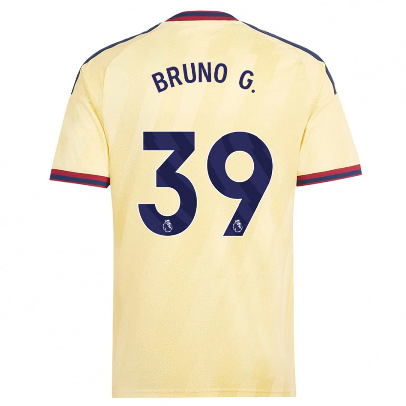 Danxen Barn Bruno Guimarães #39 Ljusgul Midnattsblå Tredjesatsen Matchtröjor 2026/27 Tröjor T-Tröja