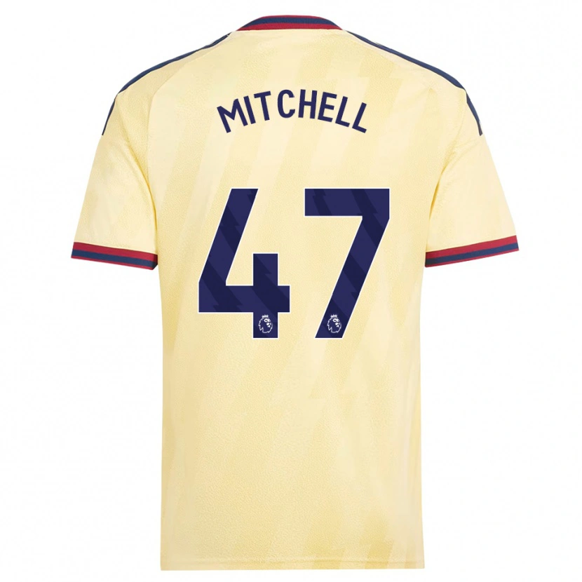 Danxen Barn Remy Mitchell #47 Ljusgul Midnattsblå Tredjesatsen Matchtröjor 2026/27 Tröjor T-Tröja