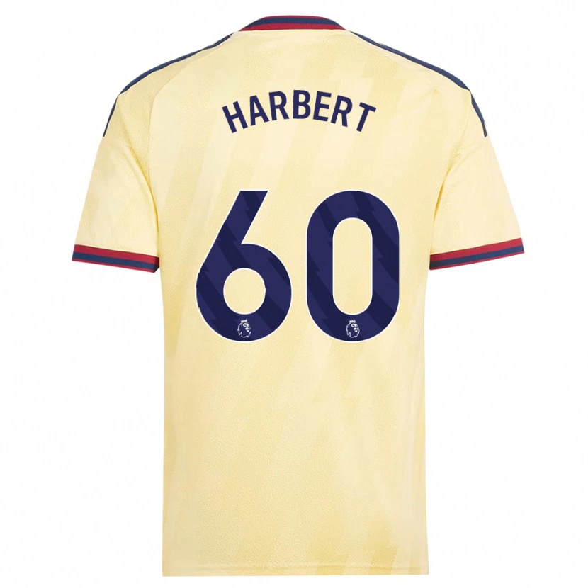 Danxen Barn Laila Harbert #60 Ljusgul Midnattsblå Tredjesatsen Matchtröjor 2026/27 Tröjor T-Tröja
