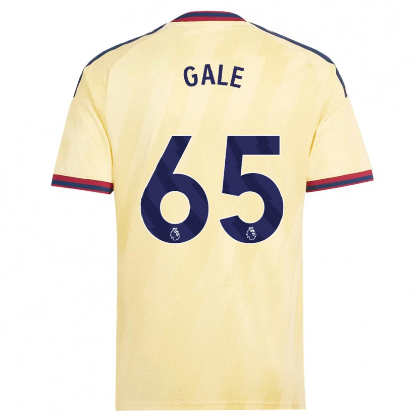 Danxen Barn Jessie Gale #65 Ljusgul Midnattsblå Tredjesatsen Matchtröjor 2026/27 Tröjor T-Tröja