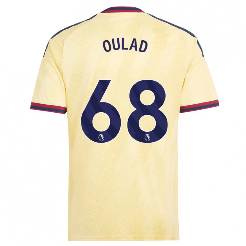 Danxen Barn Salah-Eddine Oulad M'hand #68 Ljusgul Midnattsblå Tredjesatsen Matchtröjor 2026/27 Tröjor T-Tröja