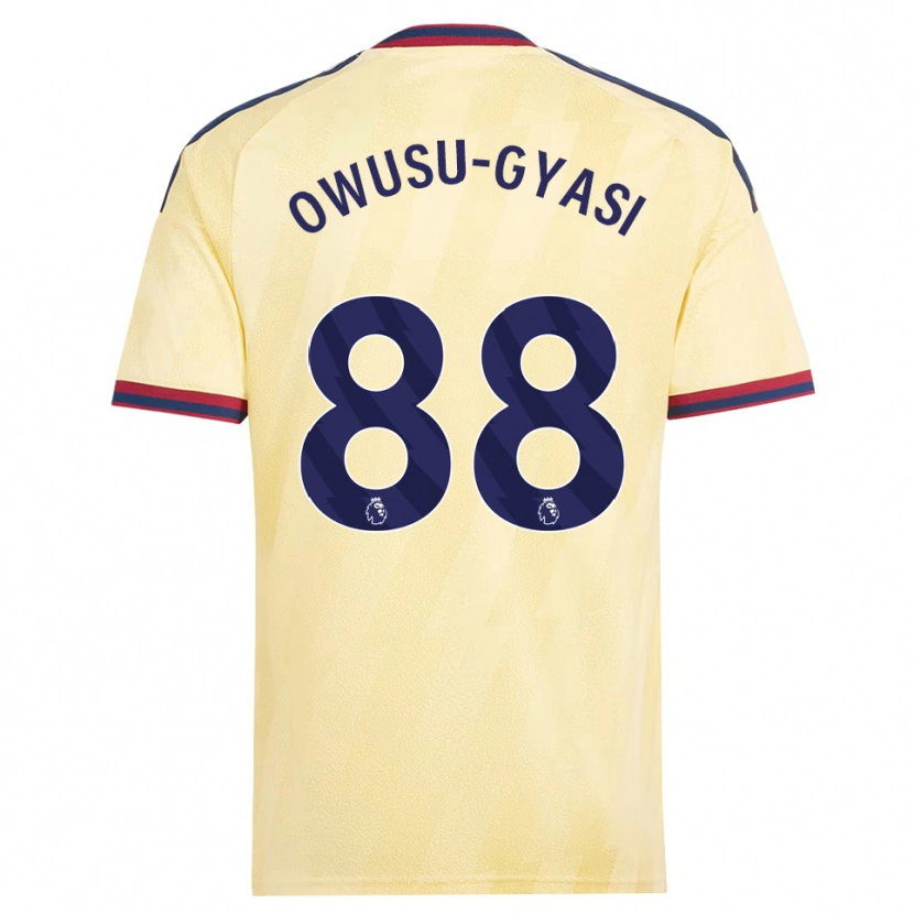 Danxen Barn Abraham Owusu-Gyasi #88 Ljusgul Midnattsblå Tredjesatsen Matchtröjor 2026/27 Tröjor T-Tröja