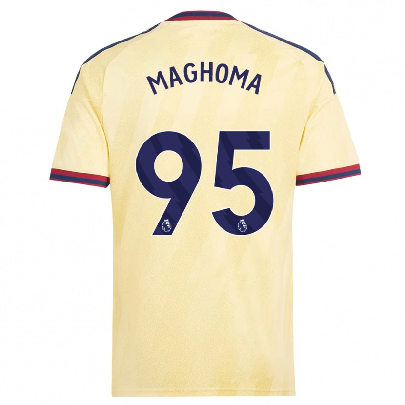 Danxen Barn Jaden Maghoma #95 Ljusgul Midnattsblå Tredjesatsen Matchtröjor 2026/27 Tröjor T-Tröja
