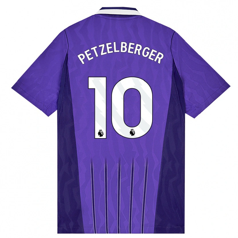 Danxen Barn Ramona Petzelberger #10 Lila Vit Tredjesatsen Matchtröjor 2026/27 Tröjor T-Tröja