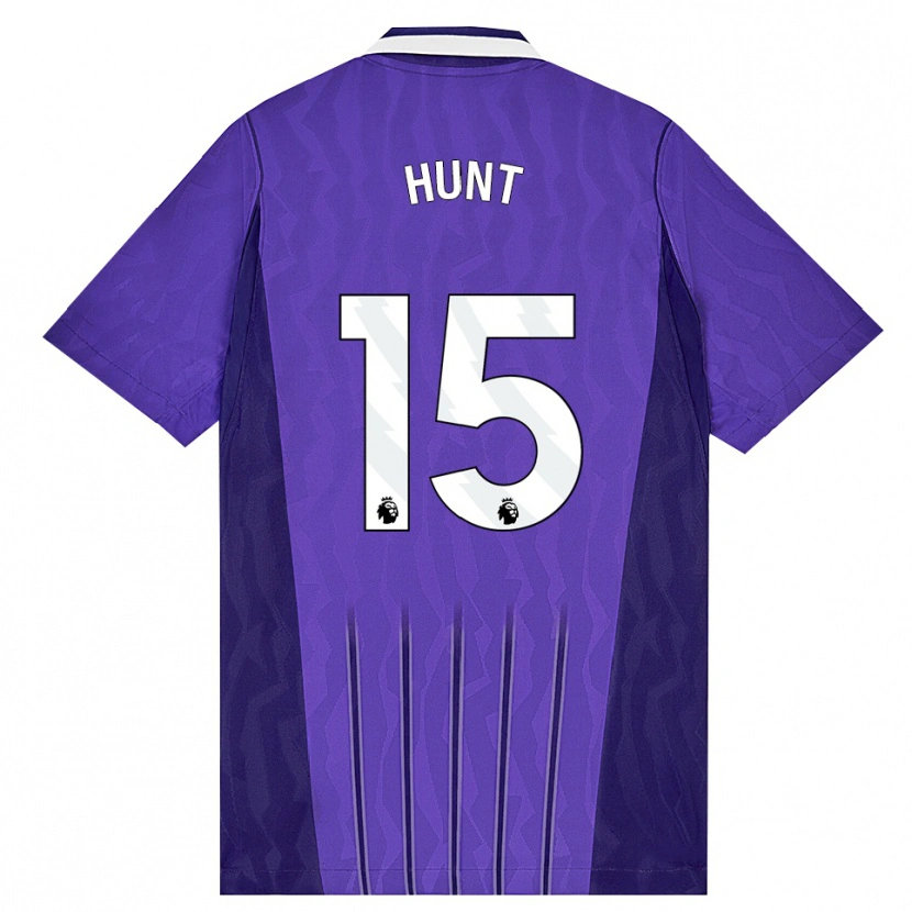 Danxen Barn Clare Hunt #15 Lila Vit Tredjesatsen Matchtröjor 2026/27 Tröjor T-Tröja