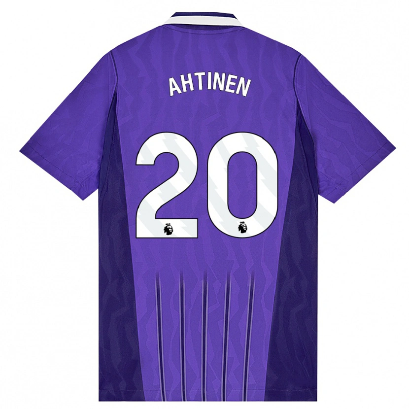 Danxen Barn Olga Ahtinen #20 Lila Vit Tredjesatsen Matchtröjor 2026/27 Tröjor T-Tröja