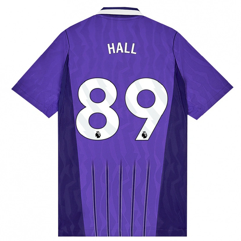 Danxen Barn Tye Hall #89 Lila Vit Tredjesatsen Matchtröjor 2026/27 Tröjor T-Tröja