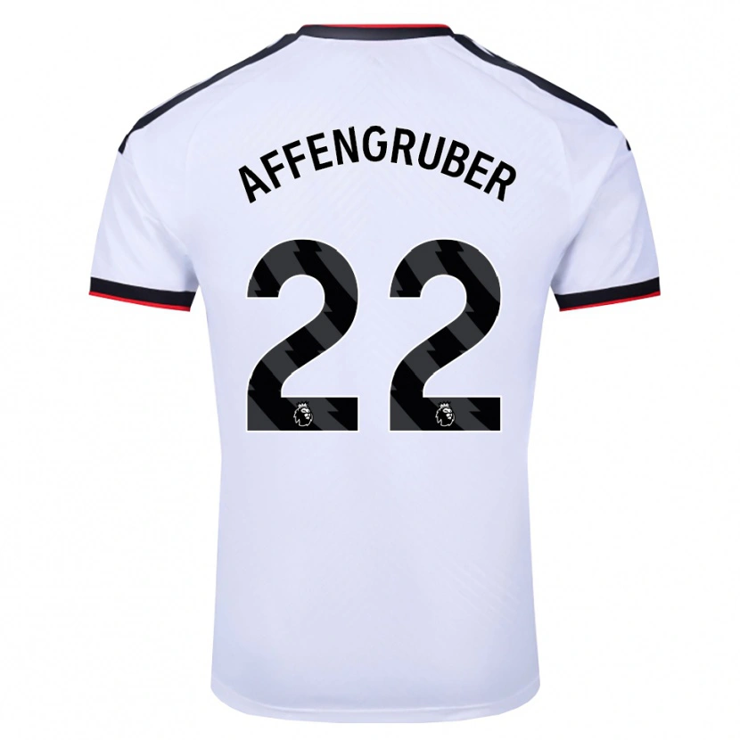 Danxen Barn David Affengruber #22 Vit Svart Röd Hemmatröja Matchtröjor 2026/27 Tröjor T-Tröja