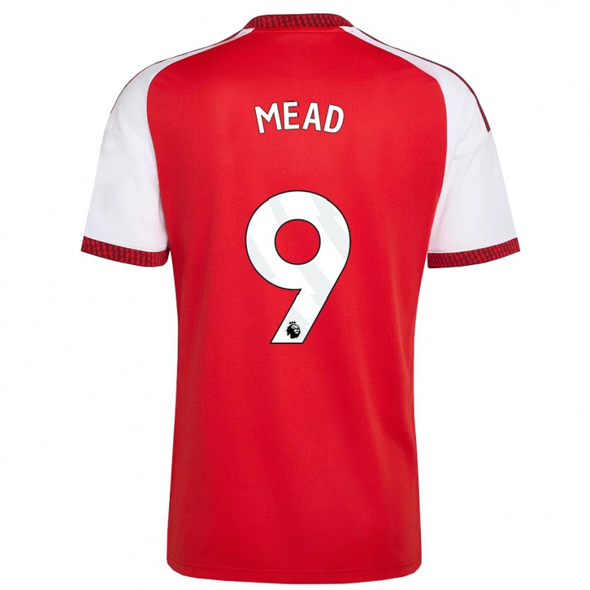 Danxen Män Beth Mead #9 Röd Vit Svart Hemmatröja Matchtröjor 2026/27 Tröjor T-Tröja