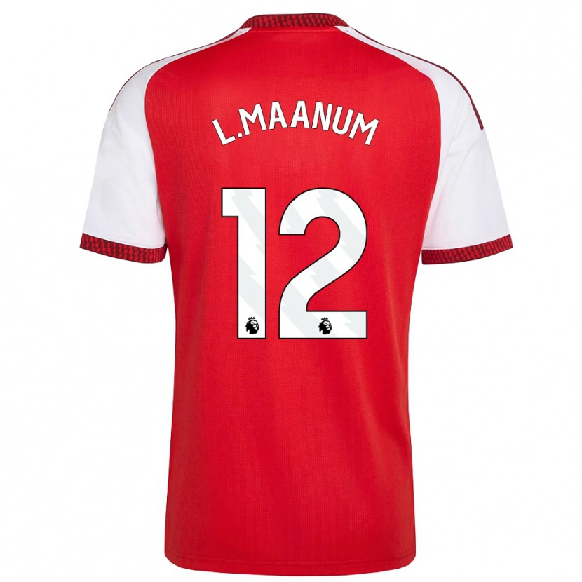 Danxen Män Frida Maanum #12 Röd Vit Svart Hemmatröja Matchtröjor 2026/27 Tröjor T-Tröja