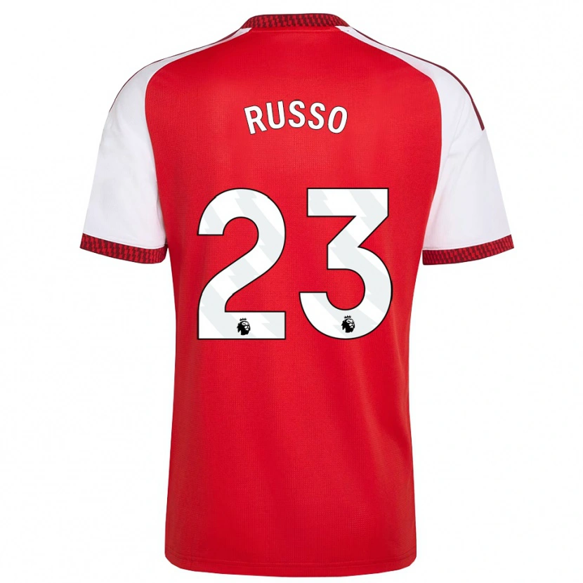 Danxen Män Alessia Russo #23 Röd Vit Svart Hemmatröja Matchtröjor 2026/27 Tröjor T-Tröja