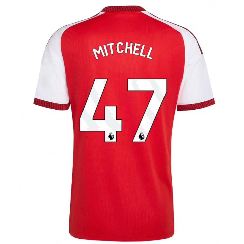 Danxen Män Remy Mitchell #47 Röd Vit Svart Hemmatröja Matchtröjor 2026/27 Tröjor T-Tröja