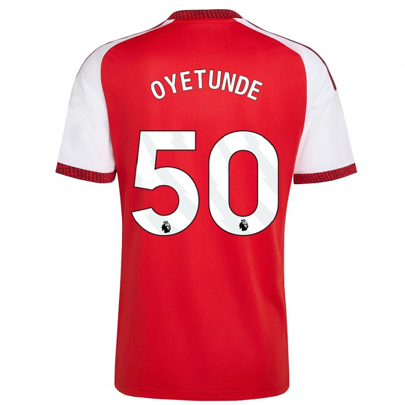 Danxen Män Daniel Oyetunde #50 Röd Vit Svart Hemmatröja Matchtröjor 2026/27 Tröjor T-Tröja