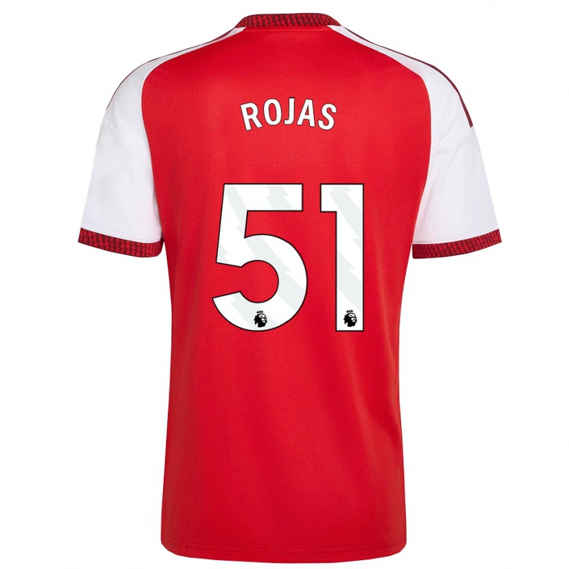 Danxen Män Alexei Rojas #51 Röd Vit Svart Hemmatröja Matchtröjor 2026/27 Tröjor T-Tröja