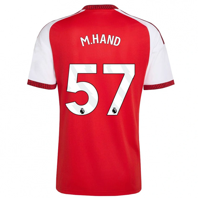 Danxen Män Ismail Oulad M'hand #57 Röd Vit Svart Hemmatröja Matchtröjor 2026/27 Tröjor T-Tröja