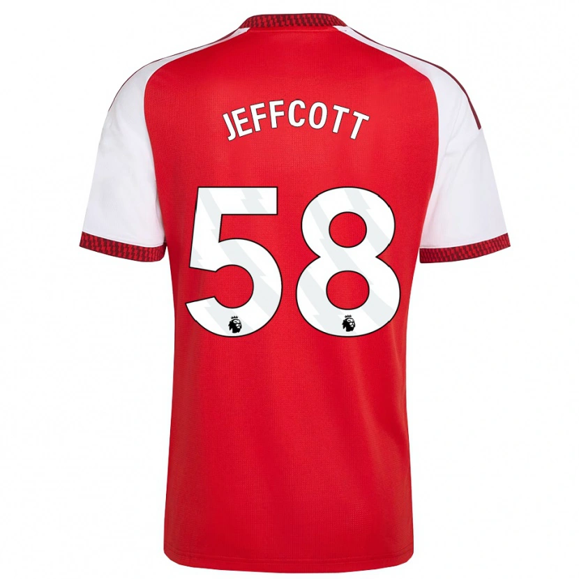 Danxen Män Henry Jeffcott #58 Röd Vit Svart Hemmatröja Matchtröjor 2026/27 Tröjor T-Tröja