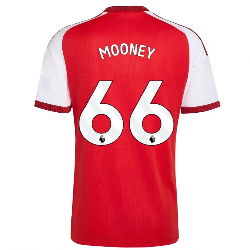 Danxen Män Evan Mooney #66 Röd Vit Svart Hemmatröja Matchtröjor 2026/27 Tröjor T-Tröja