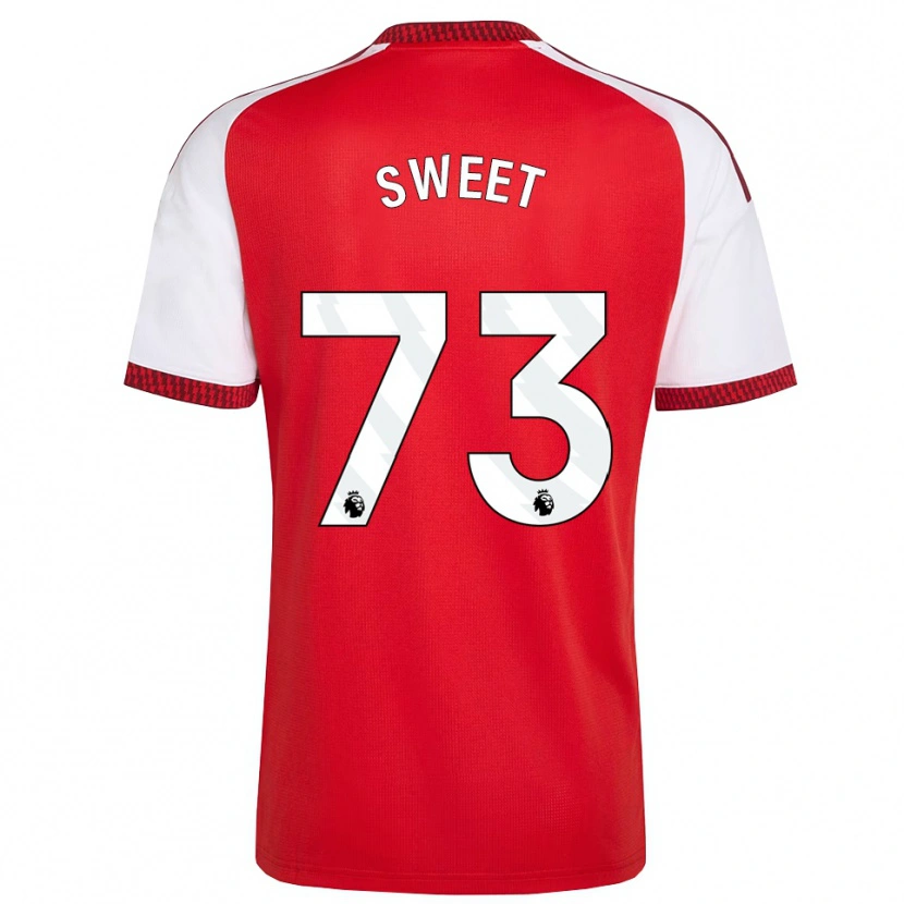 Danxen Män James Sweet #73 Röd Vit Svart Hemmatröja Matchtröjor 2026/27 Tröjor T-Tröja