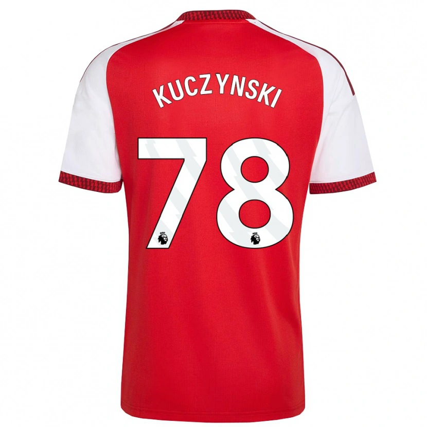 Danxen Män Max Kuczynski #78 Röd Vit Svart Hemmatröja Matchtröjor 2026/27 Tröjor T-Tröja