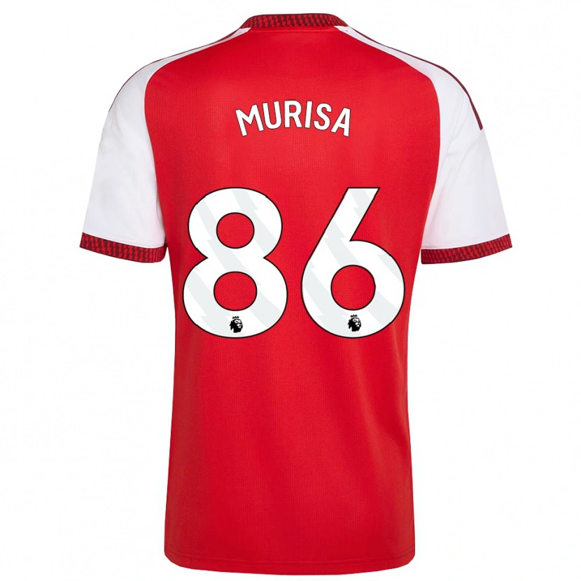 Danxen Män Teshaun Murisa #86 Röd Vit Svart Hemmatröja Matchtröjor 2026/27 Tröjor T-Tröja