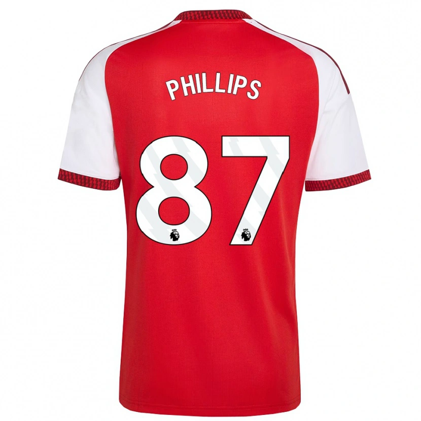 Danxen Män Bowen Phillips #87 Röd Vit Svart Hemmatröja Matchtröjor 2026/27 Tröjor T-Tröja